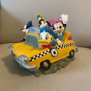 Walt Disney World Mickey Mouse Fab 5 Taxi Piggy Bank